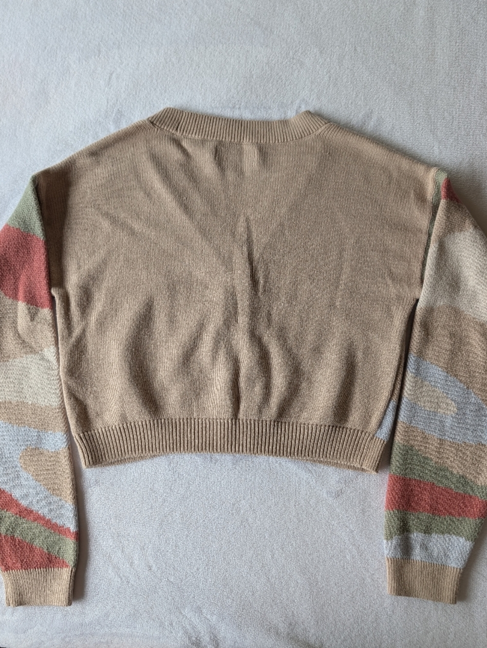 Hollister Blush Ribbed Button Cardigan - Picture 3 of 6